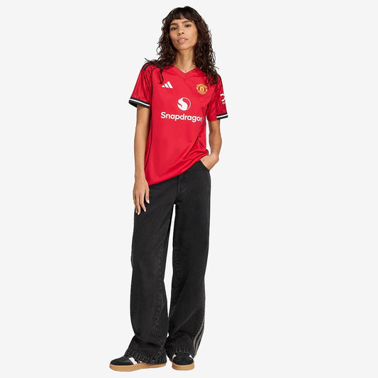 Camisa Feminina Adidas Manchester United 2025/26 I - vista traseira