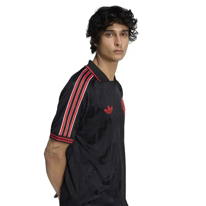 Camisa Flamengo Lifestyle 2025 - detalhe da manga