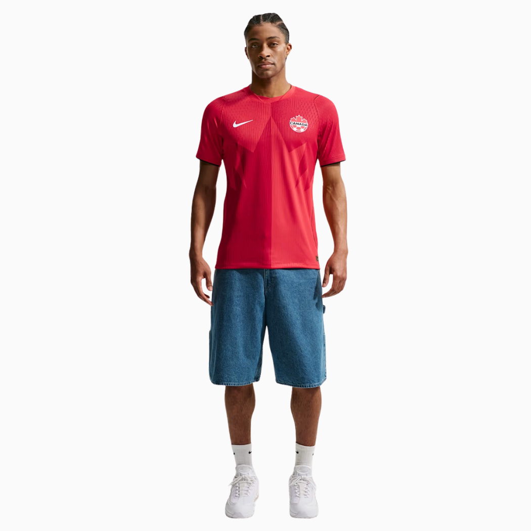 Camisa Canadá 2026/27 I Jogador - detalhe da gola