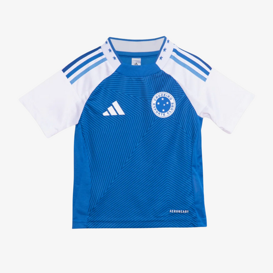 Conjunto Infantil Adidas Cruzeiro 2025/26 I - vista traseira