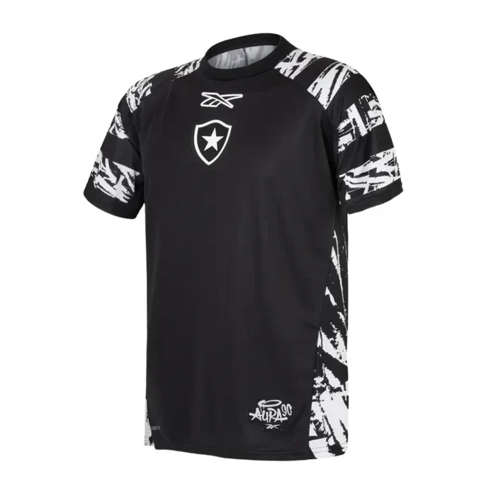 Camisa Botafogo Pré-Jogo 2025/26 - detalhe da manga