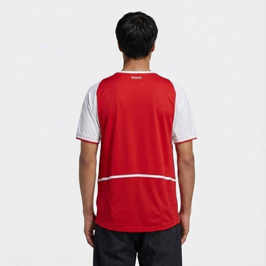 Camisa Retrô Arsenal 2002/04 I - vista traseira