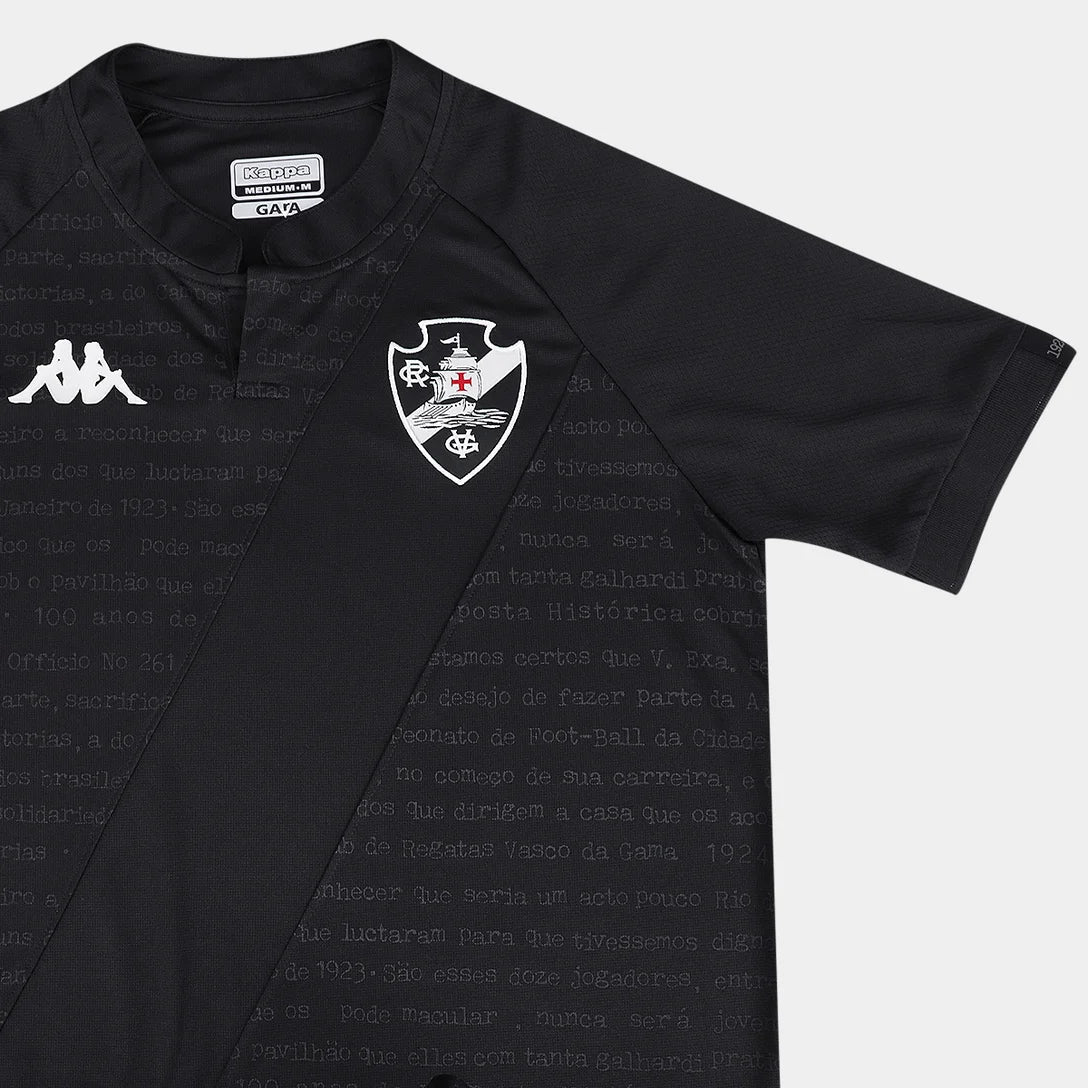 Camisa Kappa Vasco da Gama Kombat 2024/25 III - detalhe