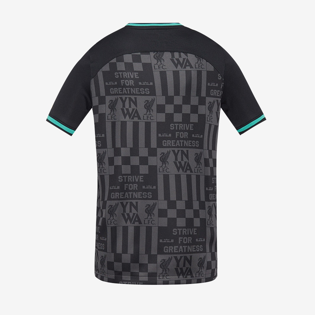 Camisa Kids Nike LeBron James Liverpool FC 2024/25 I Torcedor - vista traseira