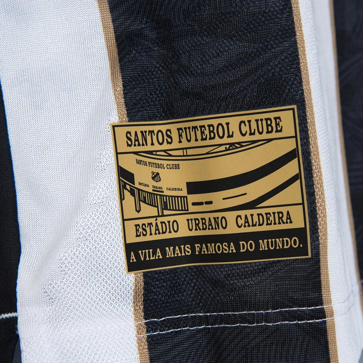 Camisa Masculina Umbro Santos 2024/25 II Jogador S/N - detalhe da manga