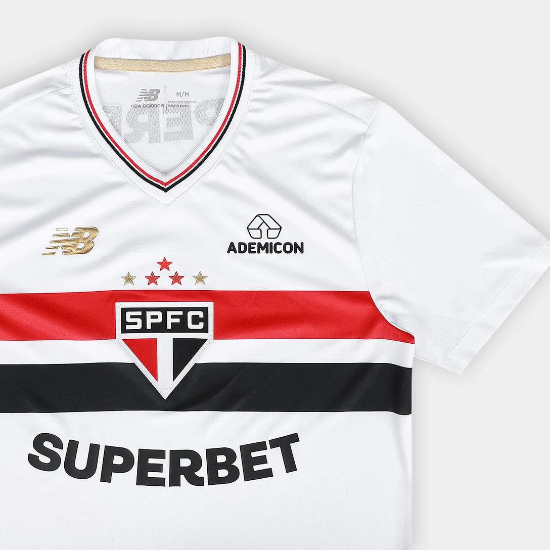 Camisa New Balance São Paulo 2025/26 I Jogador - detalhe