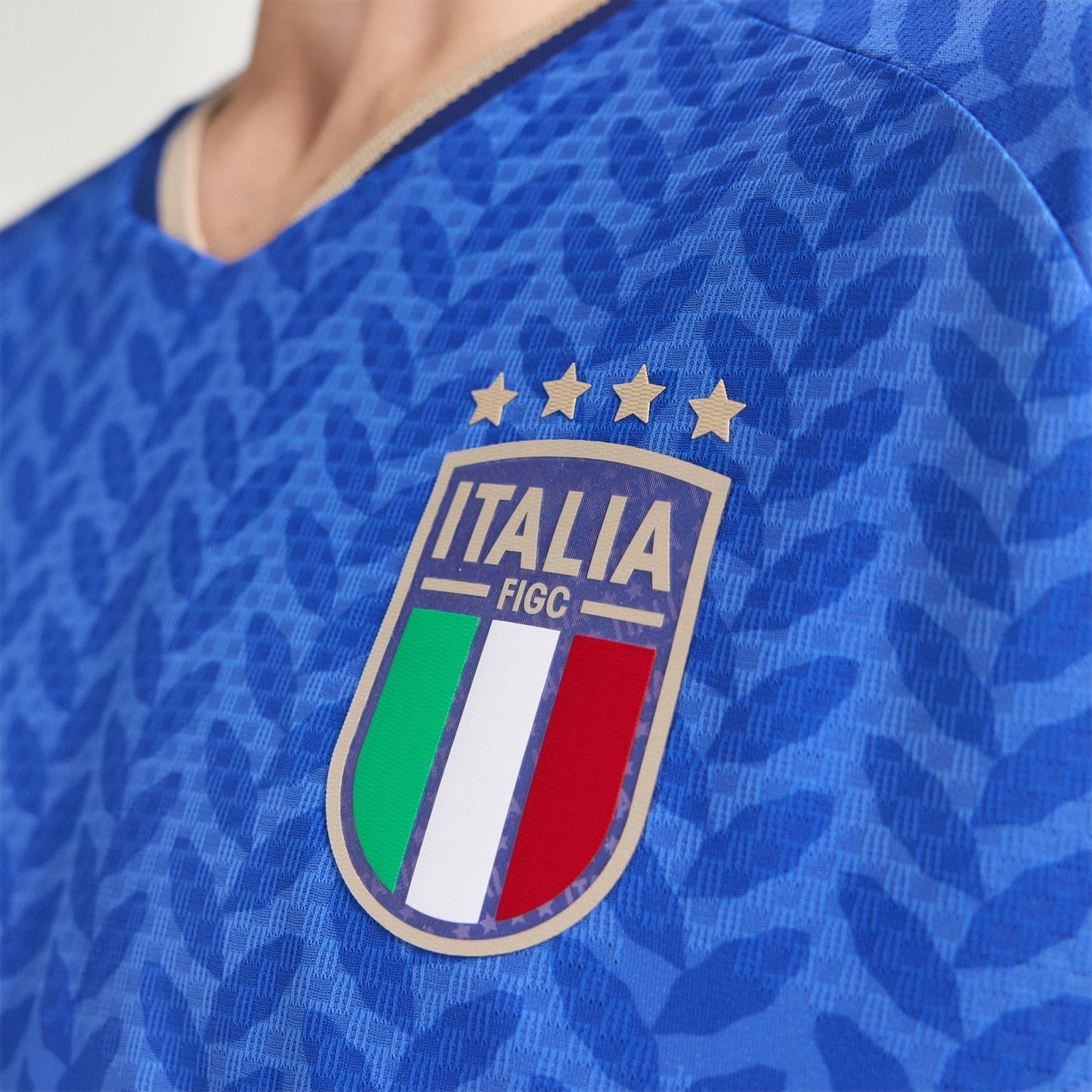 Camisa Itália 2026/27 I Jogador - detalhe