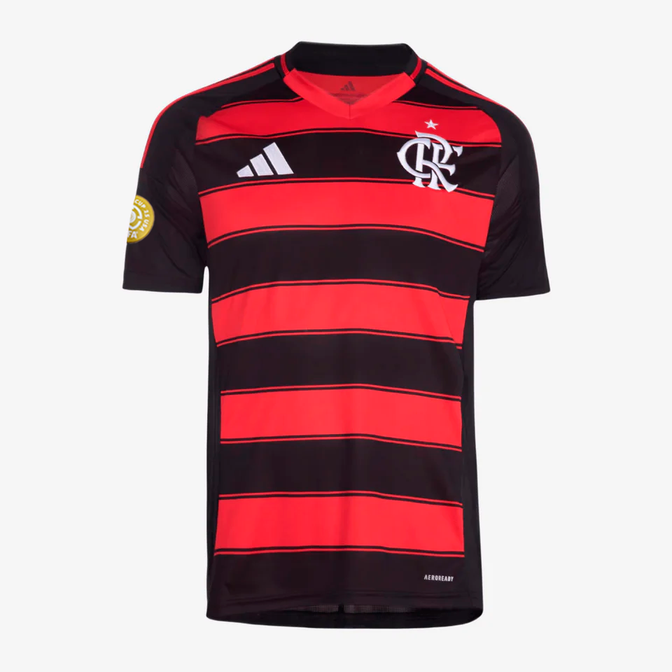 Camisa Adidas Flamengo 2025/26 I - detalhe