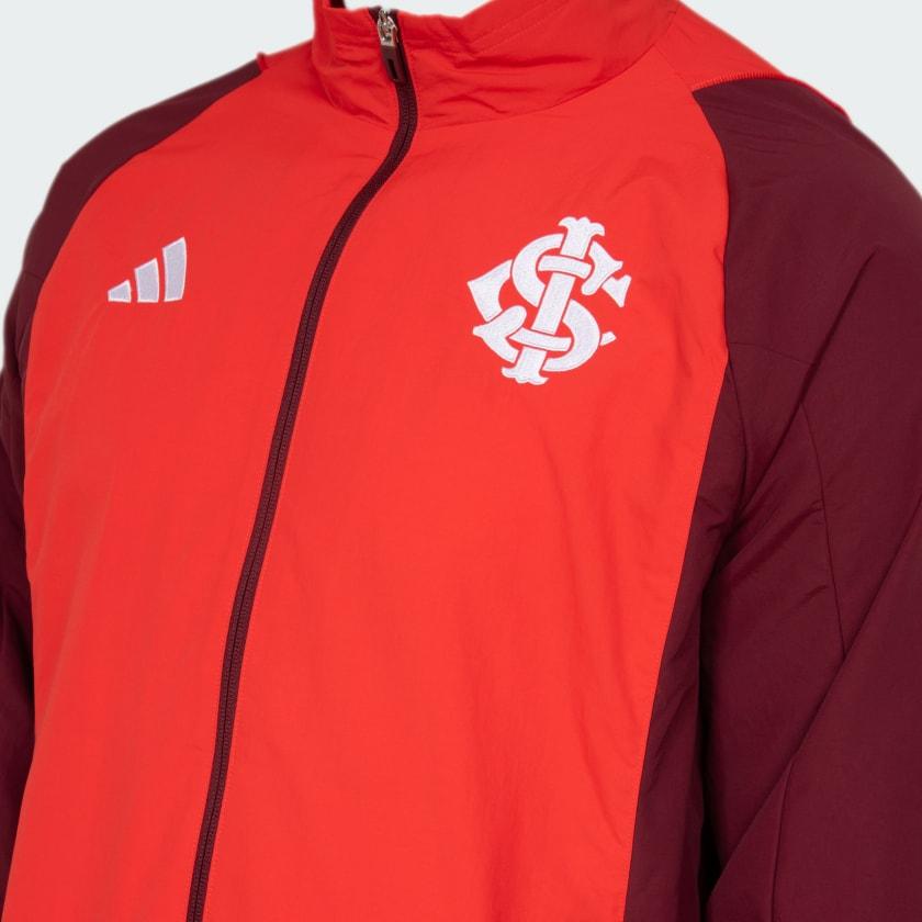 Jaqueta Apresentação Adidas Internacional 2024/25 - detalhe da gola