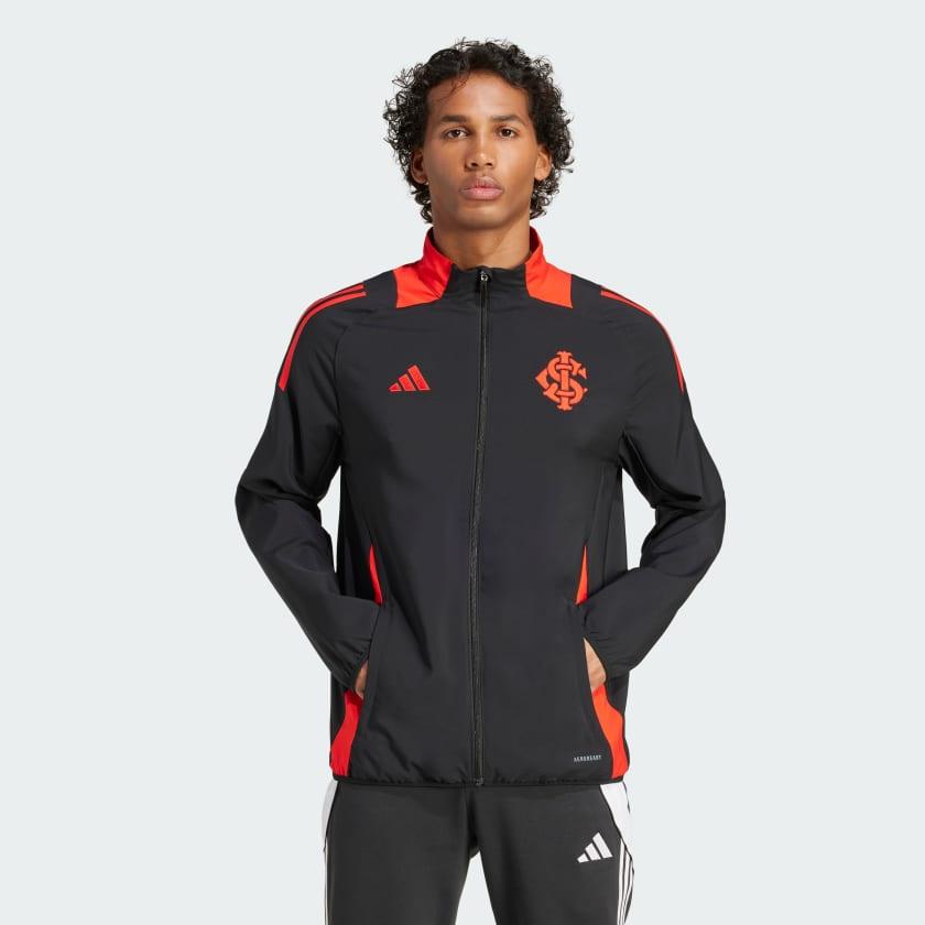 Jaqueta Apresentação Adidas Internacional 2024 Tiro - detalhe da manga