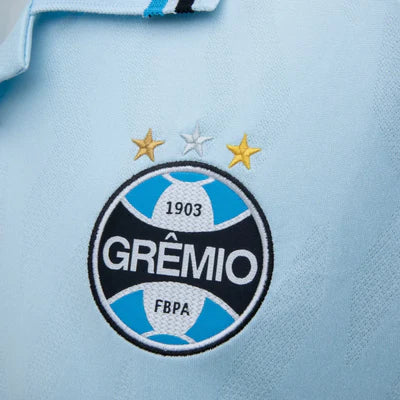Camisa Grêmio II 2025/26 - detalhe da gola