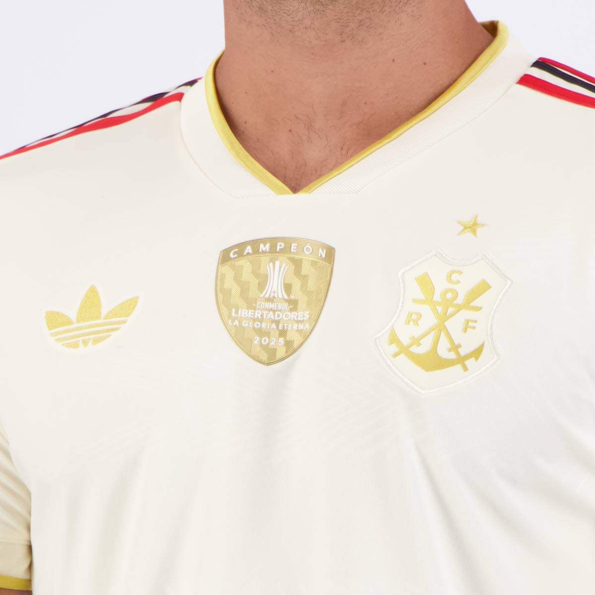 Camisa Adidas Flamengo III 2025 Campeão Libertadores