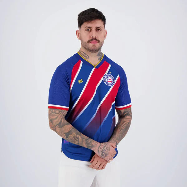 Camisa Bahia 2024/25 II Torcedor - detalhe da manga