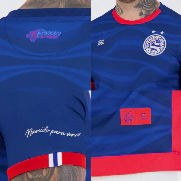 Camisa Bahia 2024/25 III Torcedor - detalhe da manga