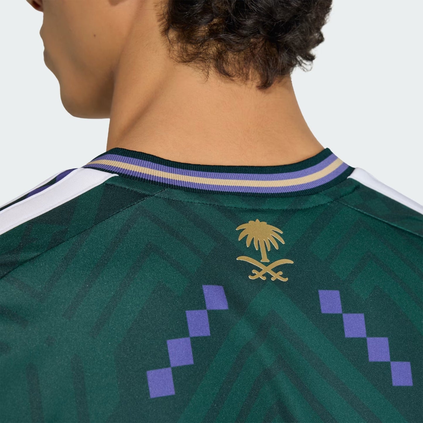 Camisa Arábia Saudita 2026/27 I - detalhe da manga