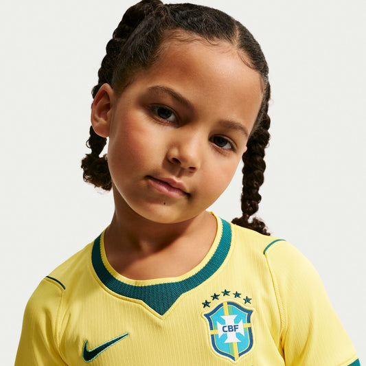 Conjunto Infantil Seleção Brasileira 2026/27 I - vista traseira