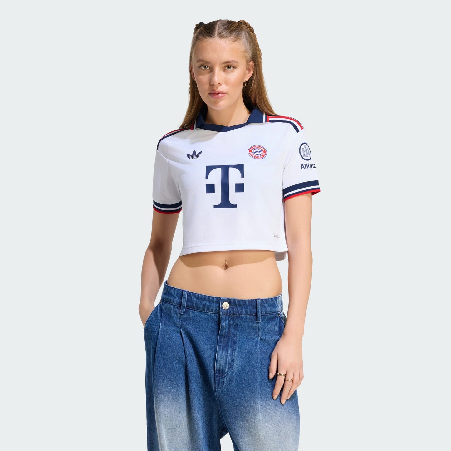 Camisa Feminina Cropped Adidas Bayern de Munique 2026/27 II