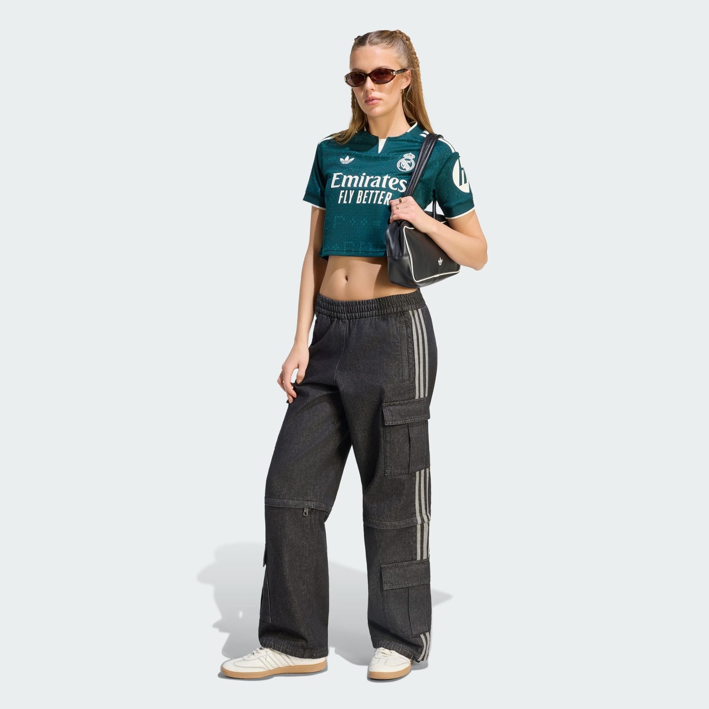 Camisa Feminina Cropped Adidas Real Madrid 2026/27 II