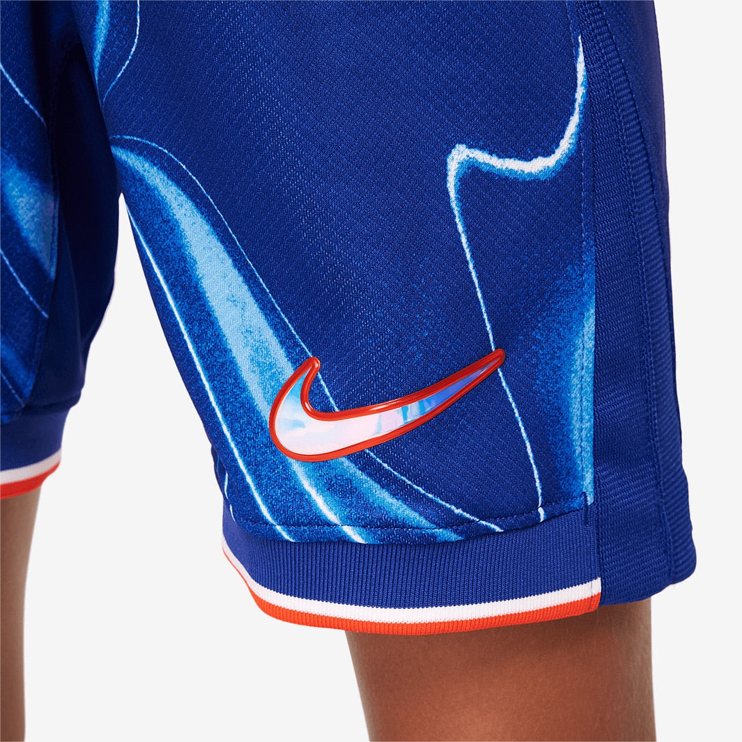 Shorts Infantil Nike Chelsea FC 2024/25 Torcedor - detalhe da manga