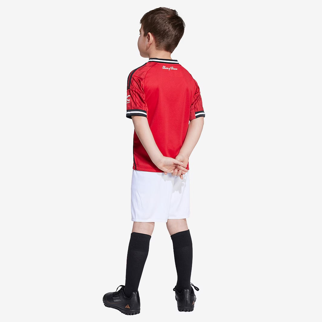 Conjunto Infantil Adidas Manchester United 2025/26 Torcedor - detalhe