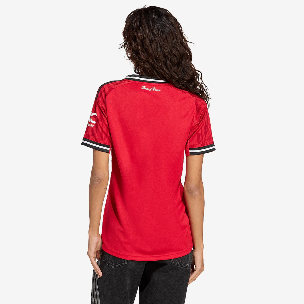 Camisa Feminina Adidas Manchester United 2025/26 I - detalhe