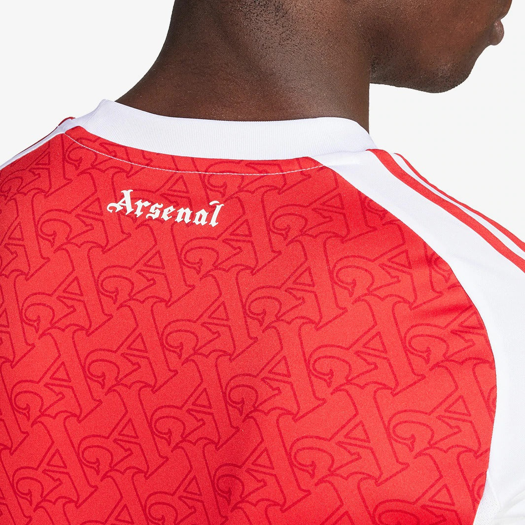 Camisa Adidas Arsenal 2025/26 I Torcedor - detalhe da manga