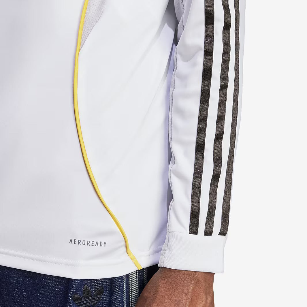 Camisa Adidas Real Madrid 2025/26 I Manga Longa - detalhe da manga