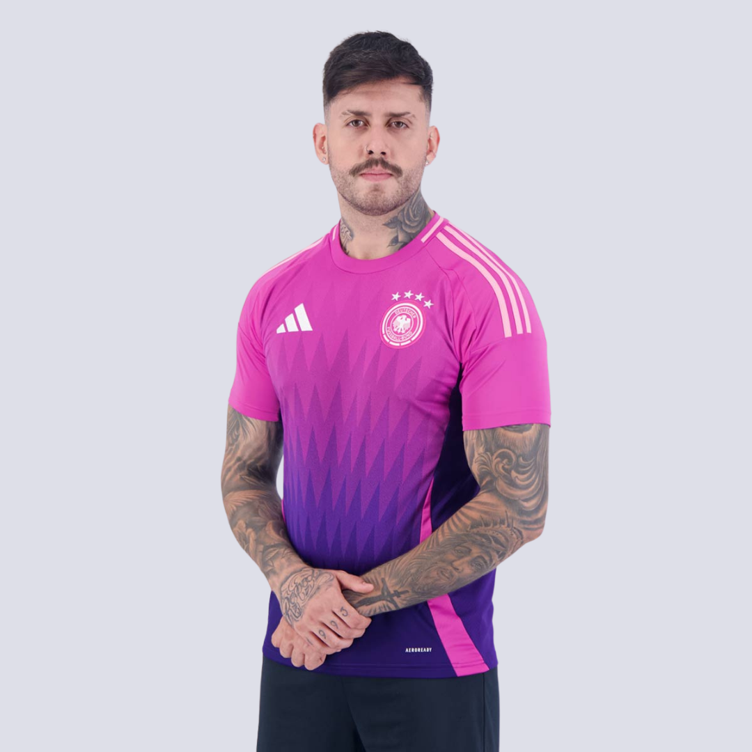 Camisa Alemanha 2024/25 II Torcedor - detalhe da gola