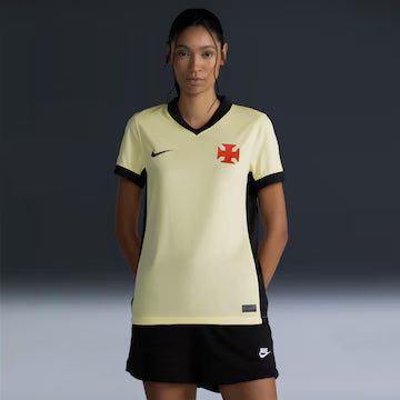 Camisa Vasco III 2026/27 Torcedor Nike Feminina - Amarelo