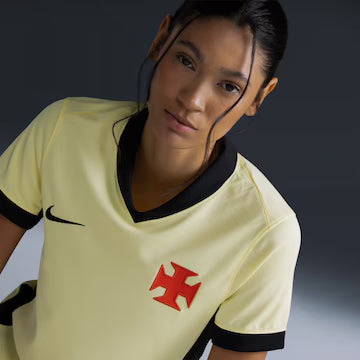 Camisa Vasco III 2026/27 Torcedor Nike Feminina - Amarelo