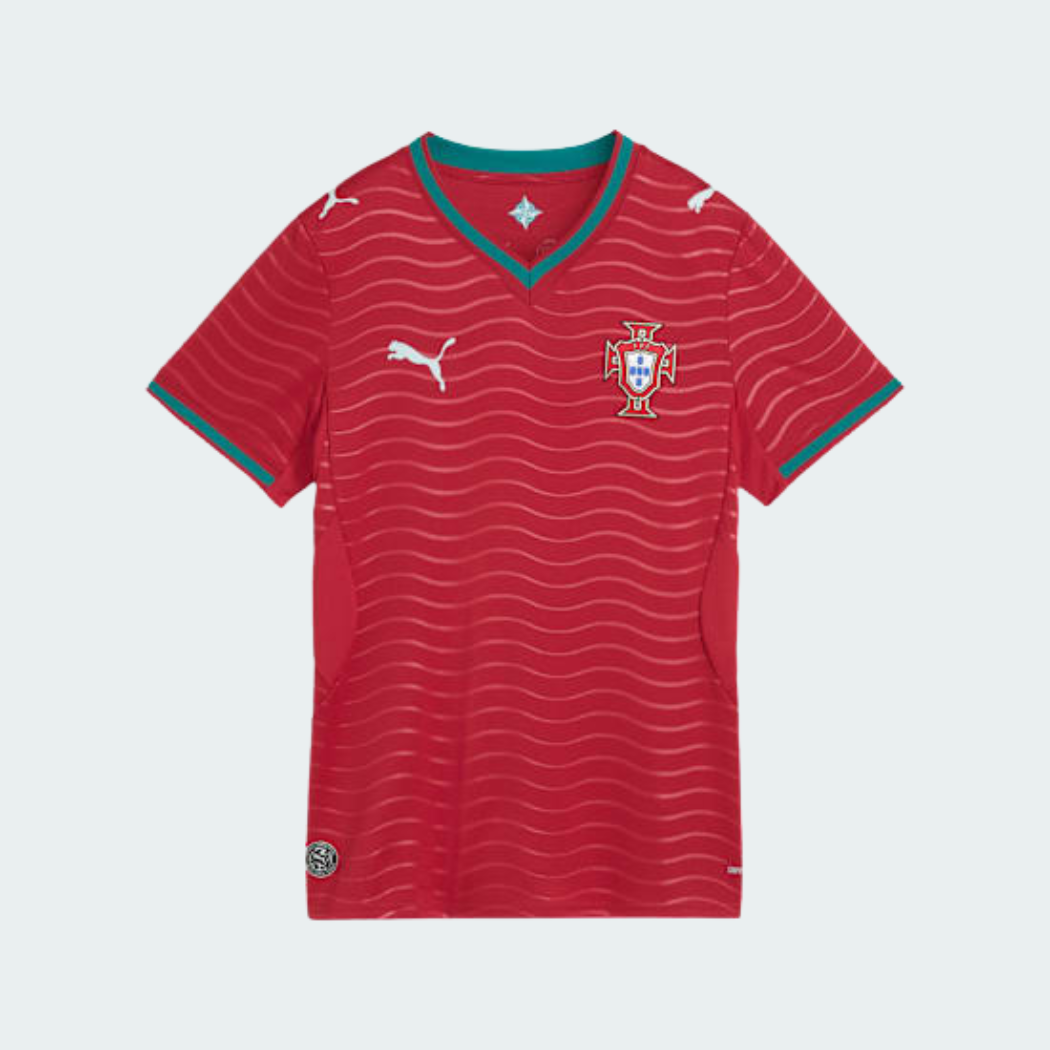 Camisa Feminina Portugal 2026/27 I - etiqueta