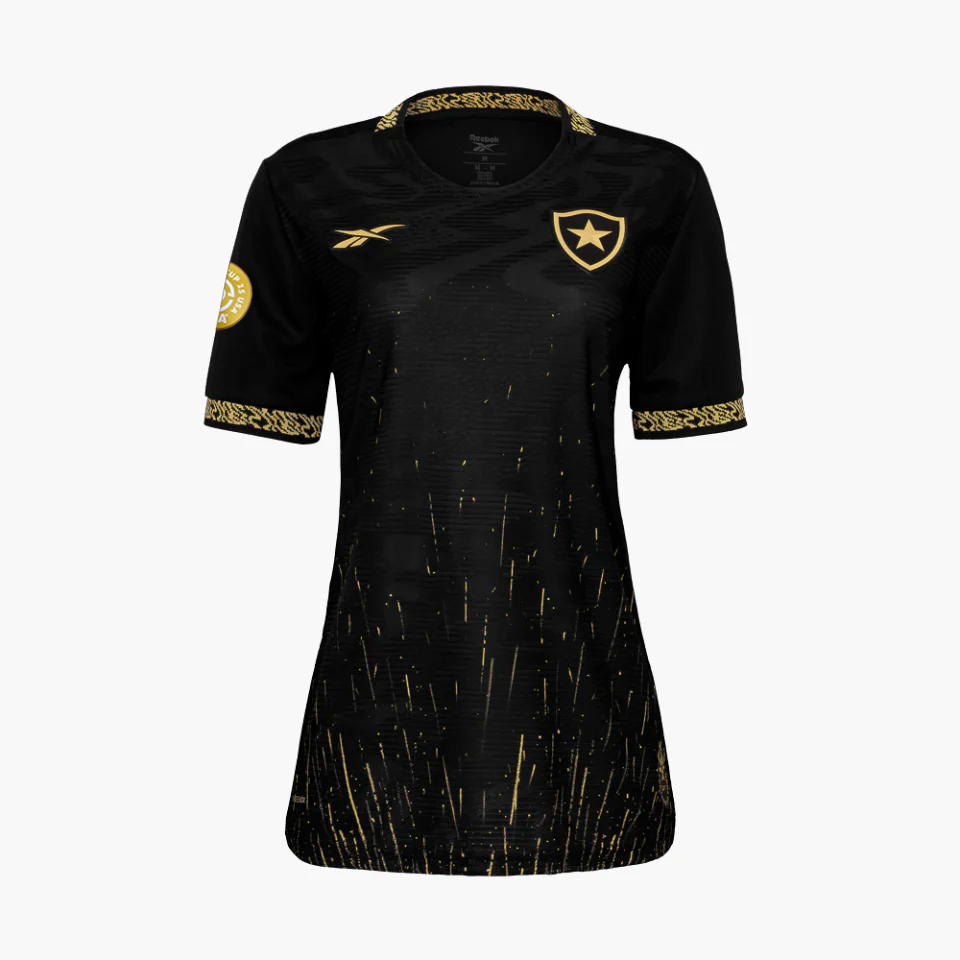 Camisa Feminina Reebok Botafogo 2024/25 II - detalhe