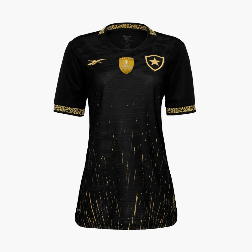 Camisa Feminina Reebok Botafogo 2024/25 II - detalhe