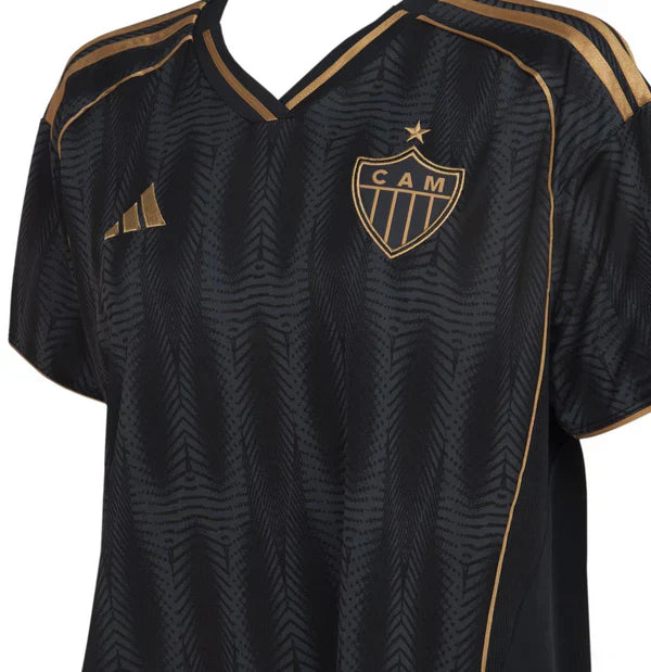 Camisa Feminina Atlético Mineiro 2025/26 III - detalhe da gola