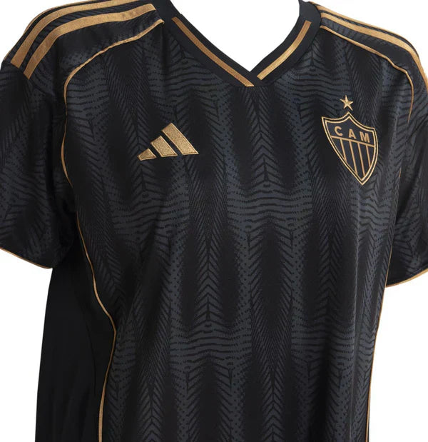 Camisa Feminina Atlético Mineiro 2025/26 III - detalhe da manga