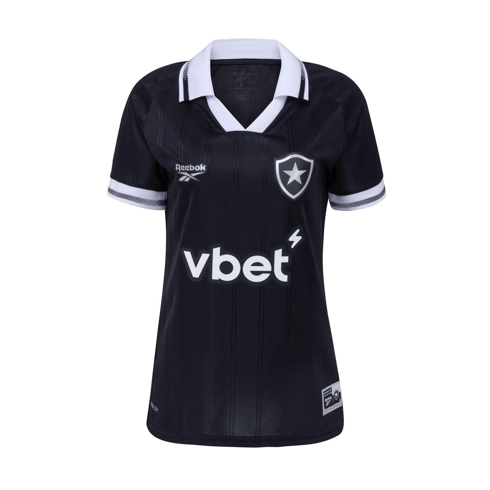 Camisa Rebook Feminina Botafogo 2025/26 II - detalhe