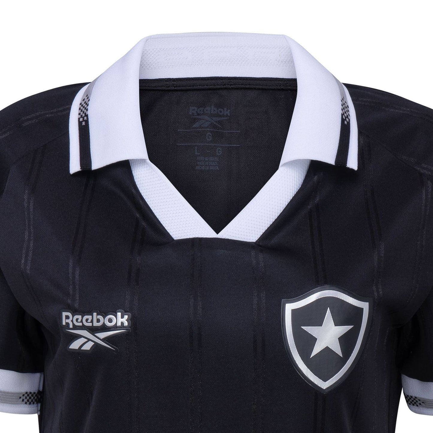 Camisa Rebook Feminina Botafogo 2025/26 II - detalhe