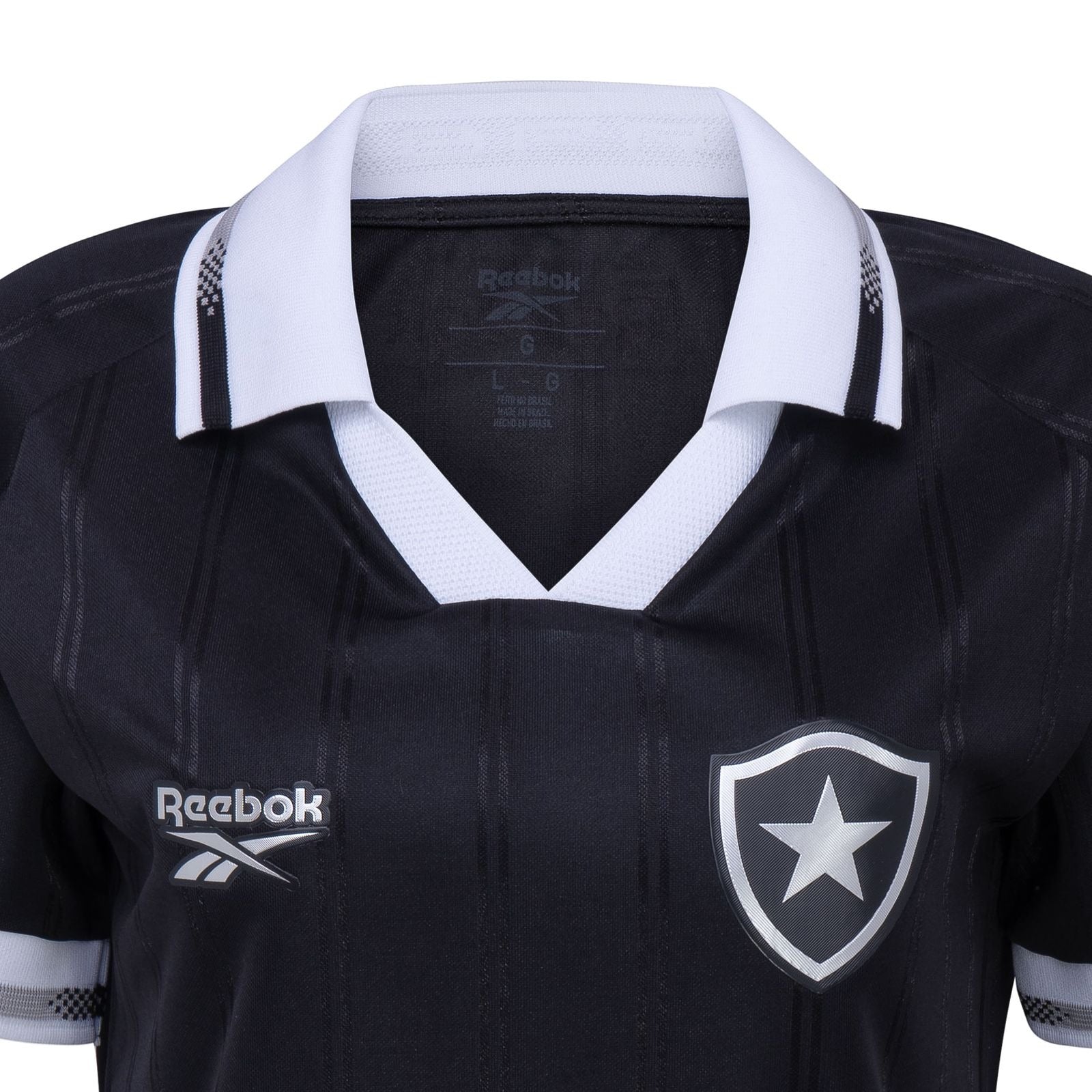 Camisa Rebook Feminina Botafogo 2025/26 II - detalhe