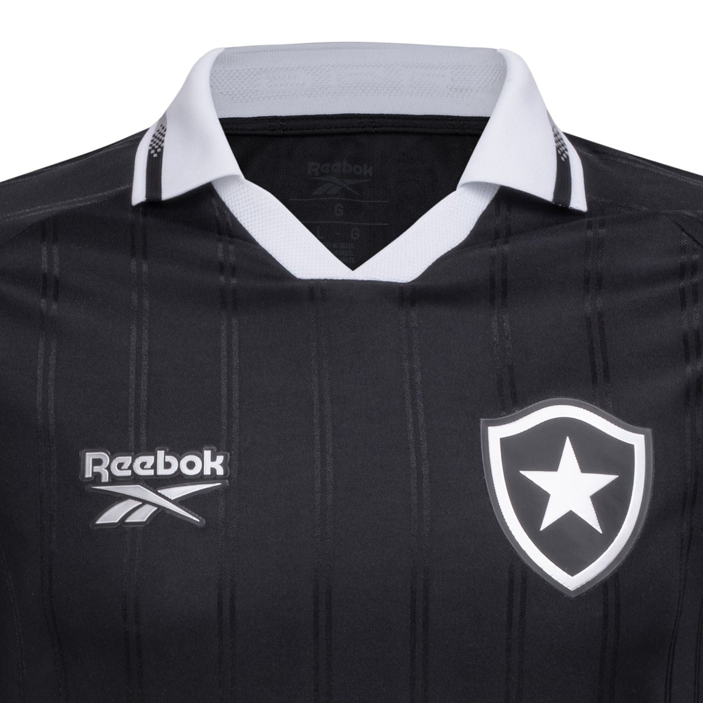 Camisa Rebook Botafogo 2025/26 II Manga Longa - detalhe