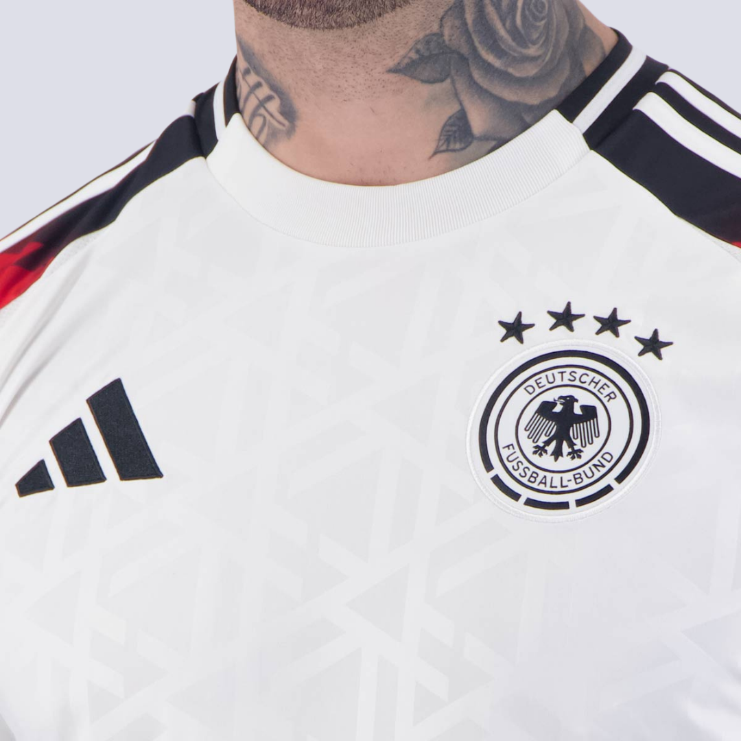 Camisa Alemanha 2024/25 I Torcedor - detalhe da gola