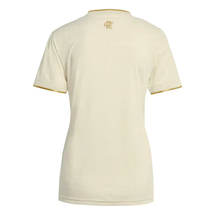 Camisa Feminina Adidas Flamengo 2025/26 III - detalhe da gola