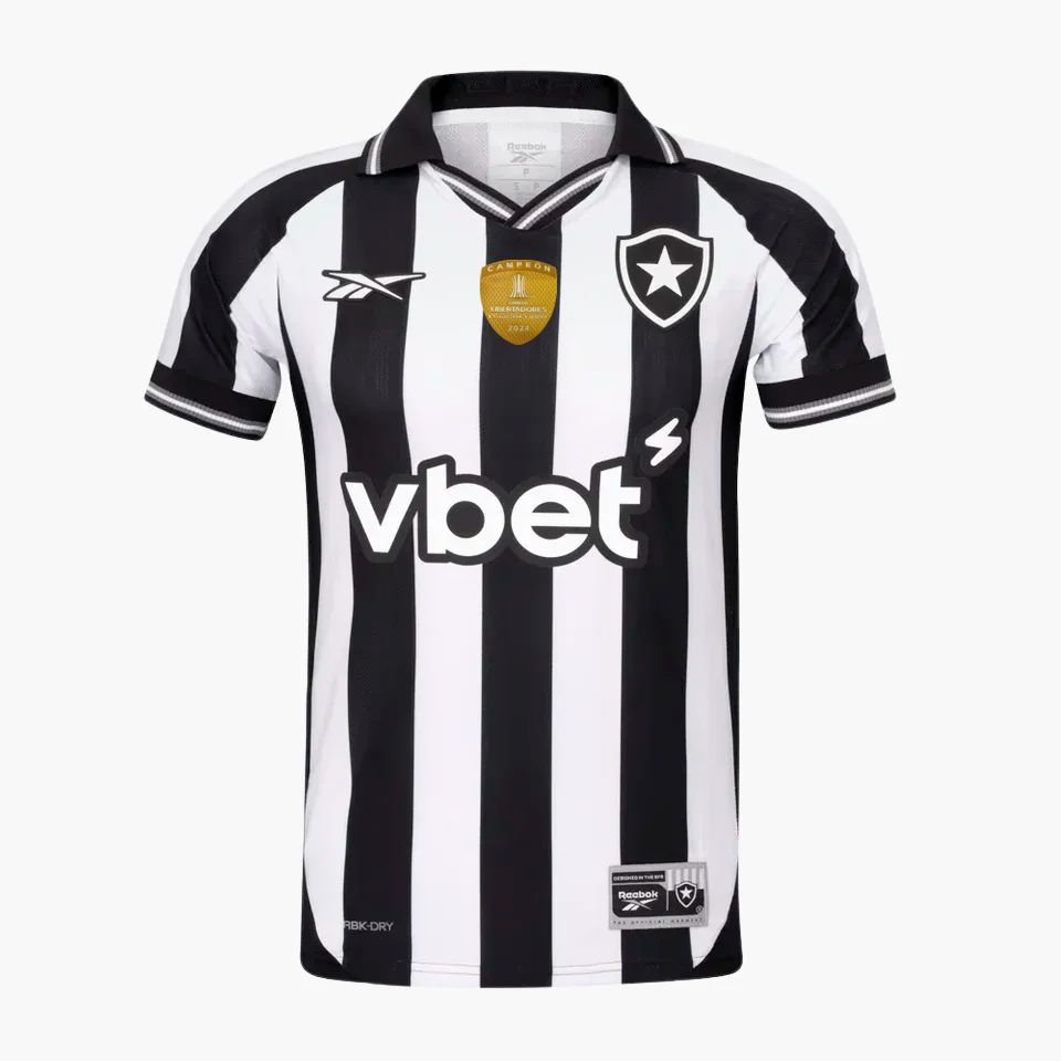 Camisa Reebok Botafogo 2025/26 I - detalhe