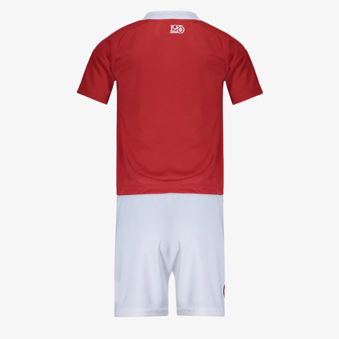 Conjunto Infantil Adidas Internacional 2025/26 I - detalhe da manga