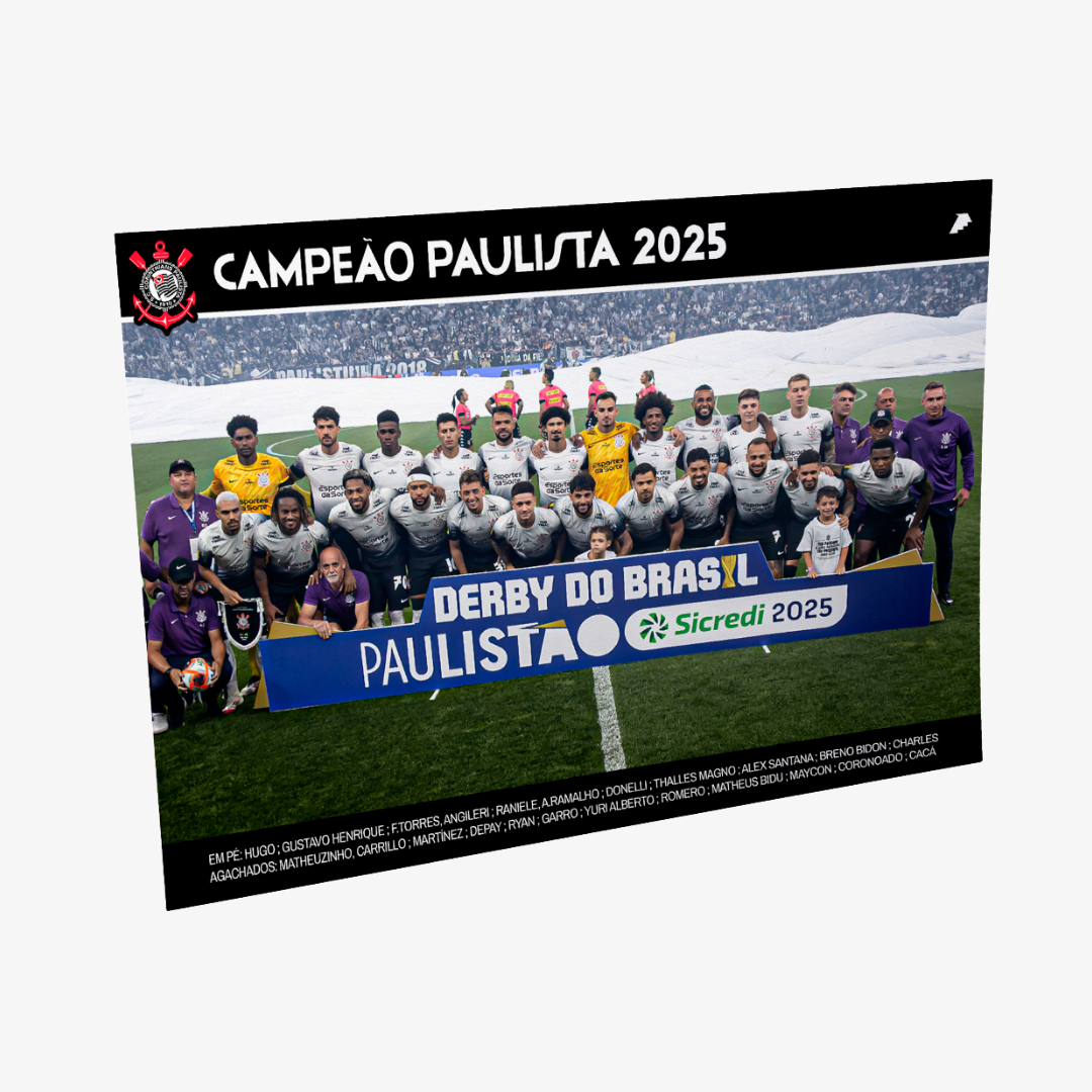 Kit Posters Corinthians - "O Dia que a Loucura Virou Mundial"