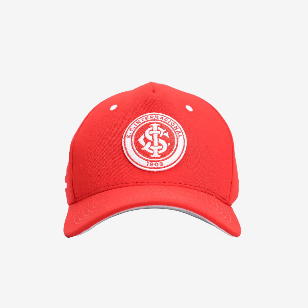 Boné Americano Internacional - Vermelho - vista traseira