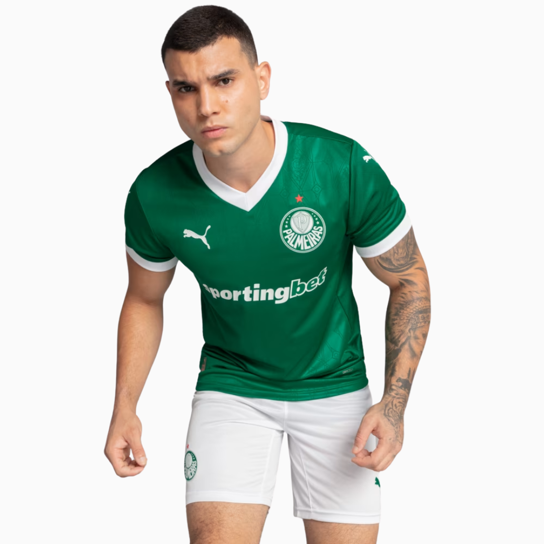 Camisa Puma Palmeiras 2025/26 I Jogador - detalhe