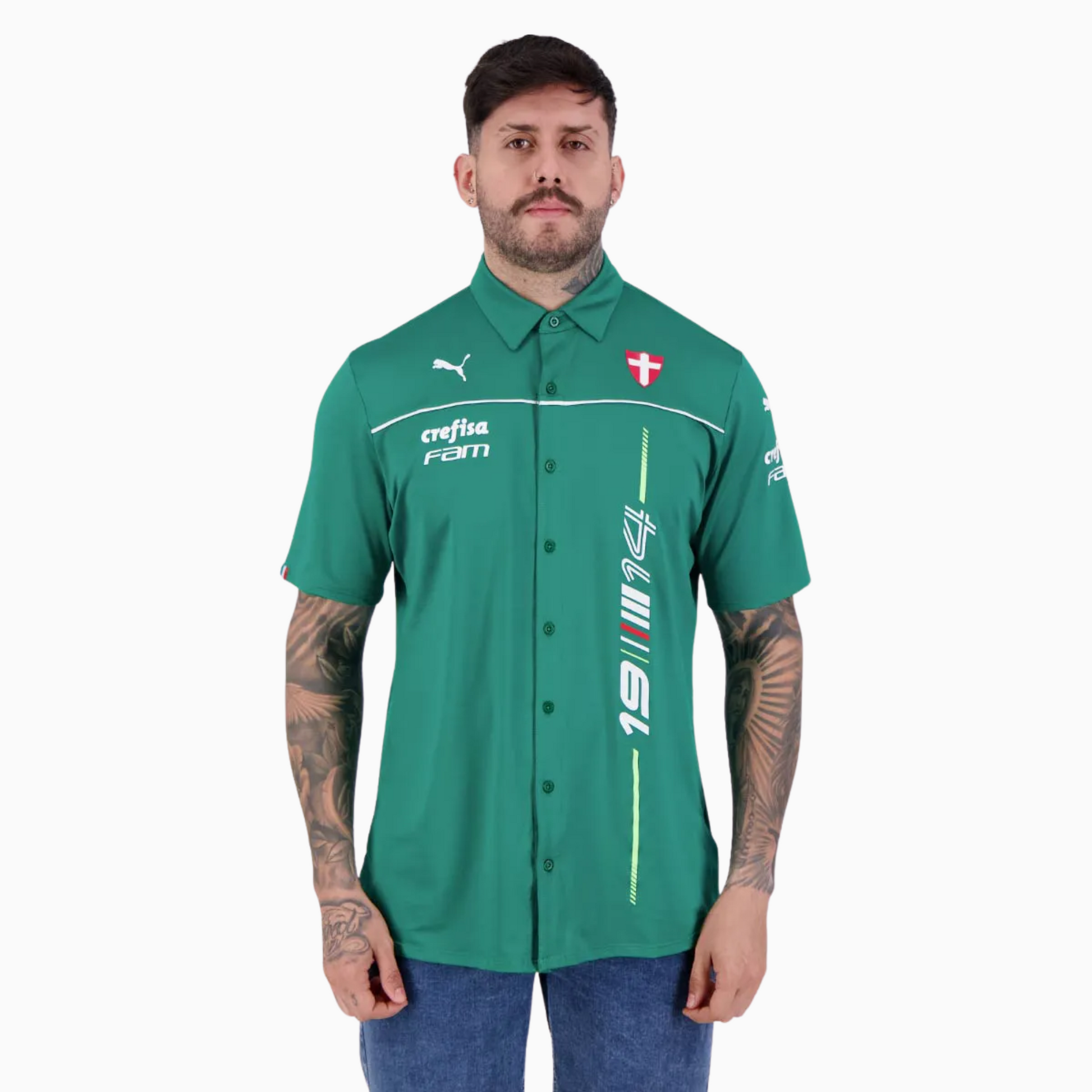 Camisa Palmeiras Puma MotorsportCamisa Palmeiras Puma Motorsport - vista traseira