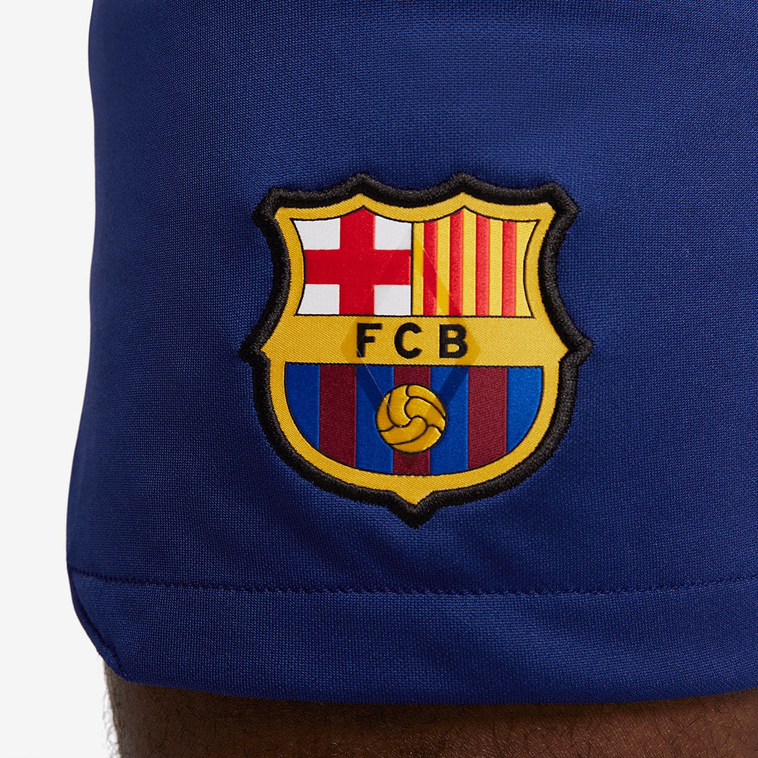 Shorts Nike FC Barcelona 2023/24 I Torcedor - detalhe da gola