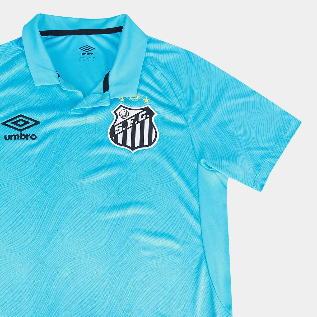 Camisa Masculina Umbro Santos Torcedor 2025/26 Edição Especial - detalhe