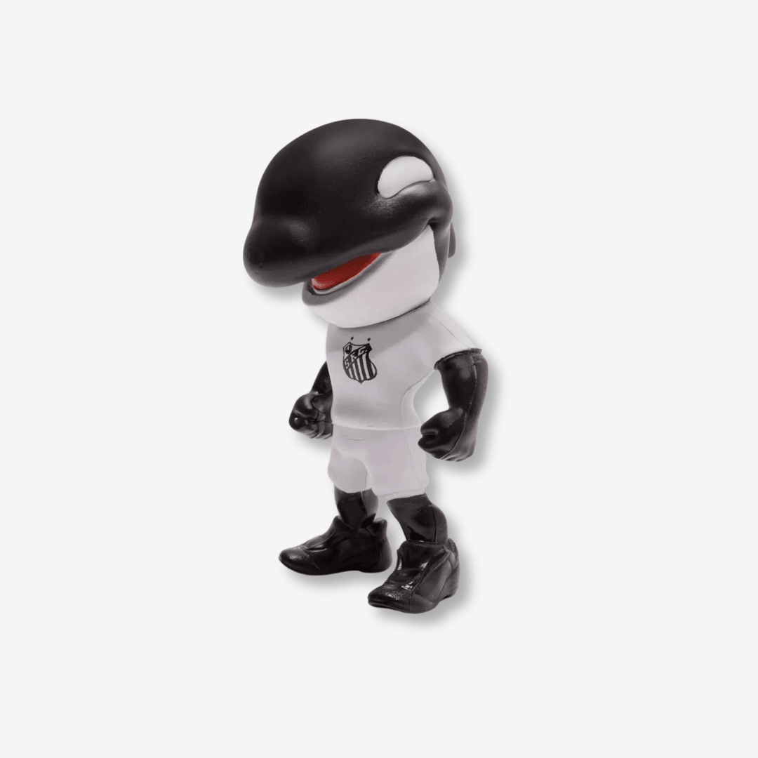 Mascote do Santos A Baleia Orca - vista traseira